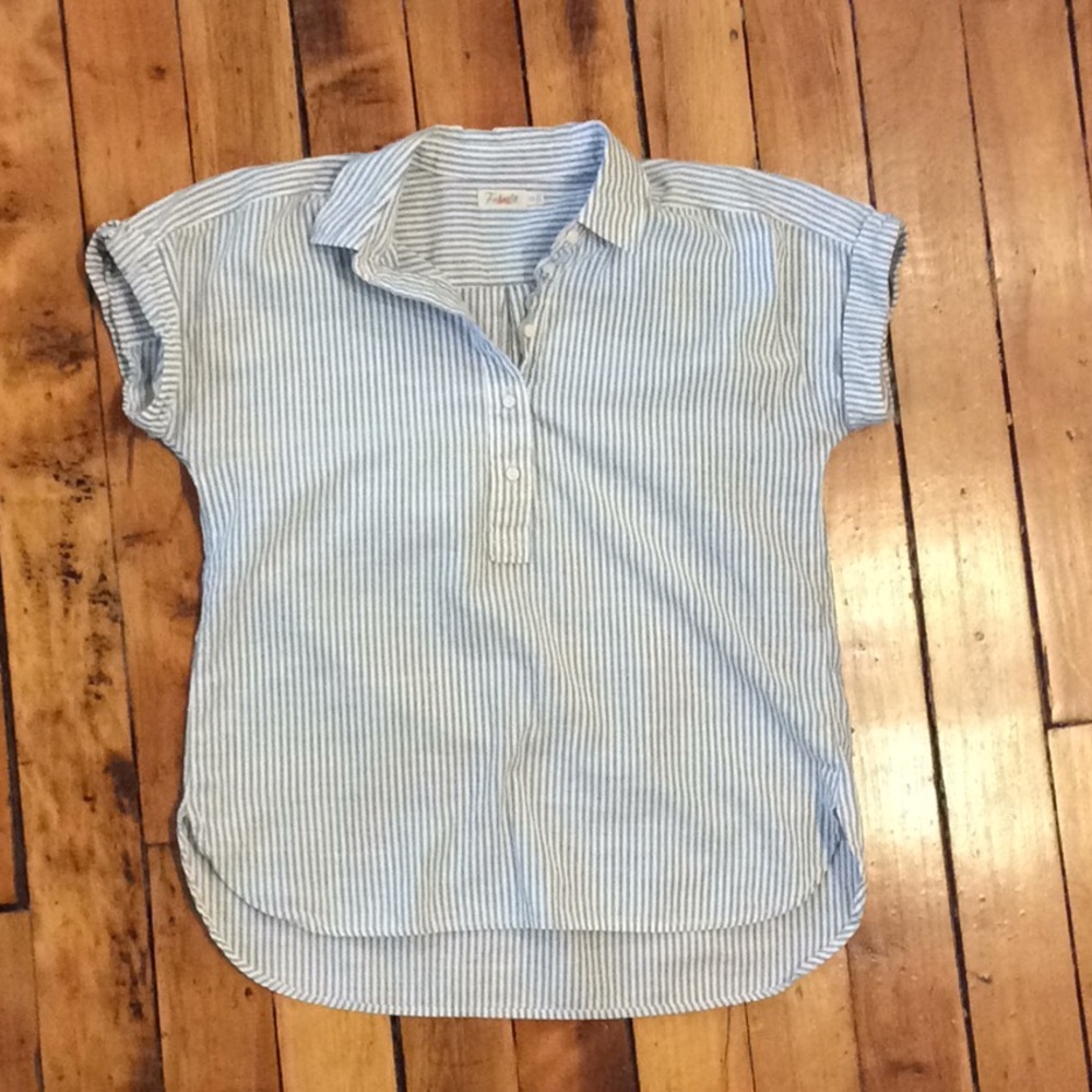 Faherty Westerly Striped Top, Size XS